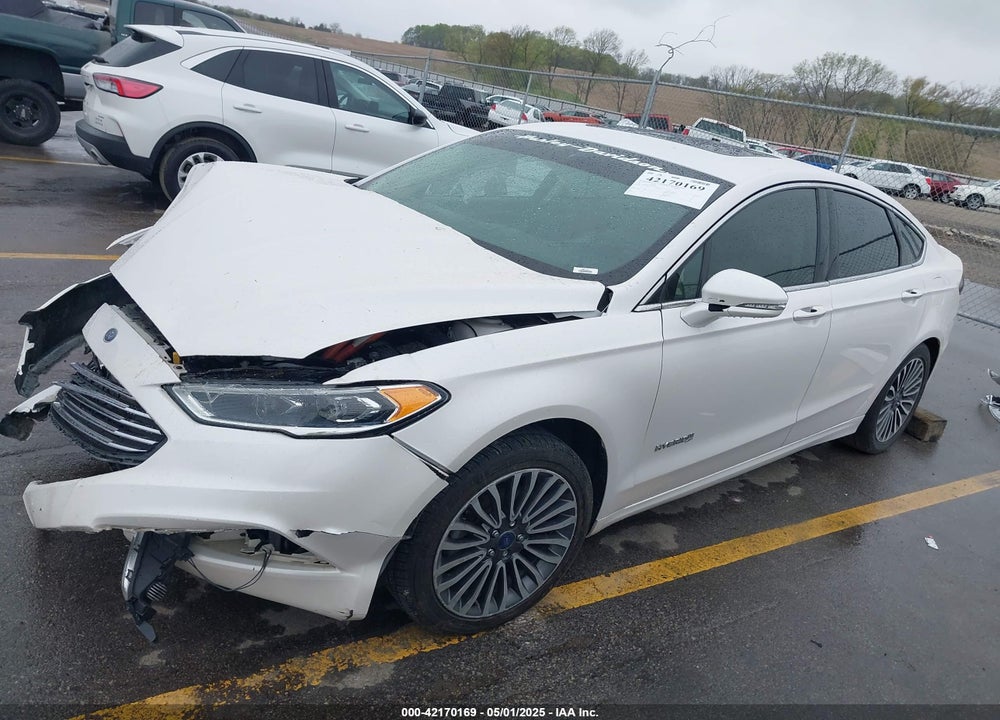 2017 FORD FUSION HYBRID TITANIUM VIN: 3FA6P0RUXHR317572