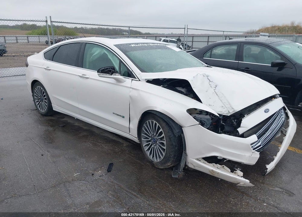 2017 FORD FUSION HYBRID TITANIUM VIN: 3FA6P0RUXHR317572