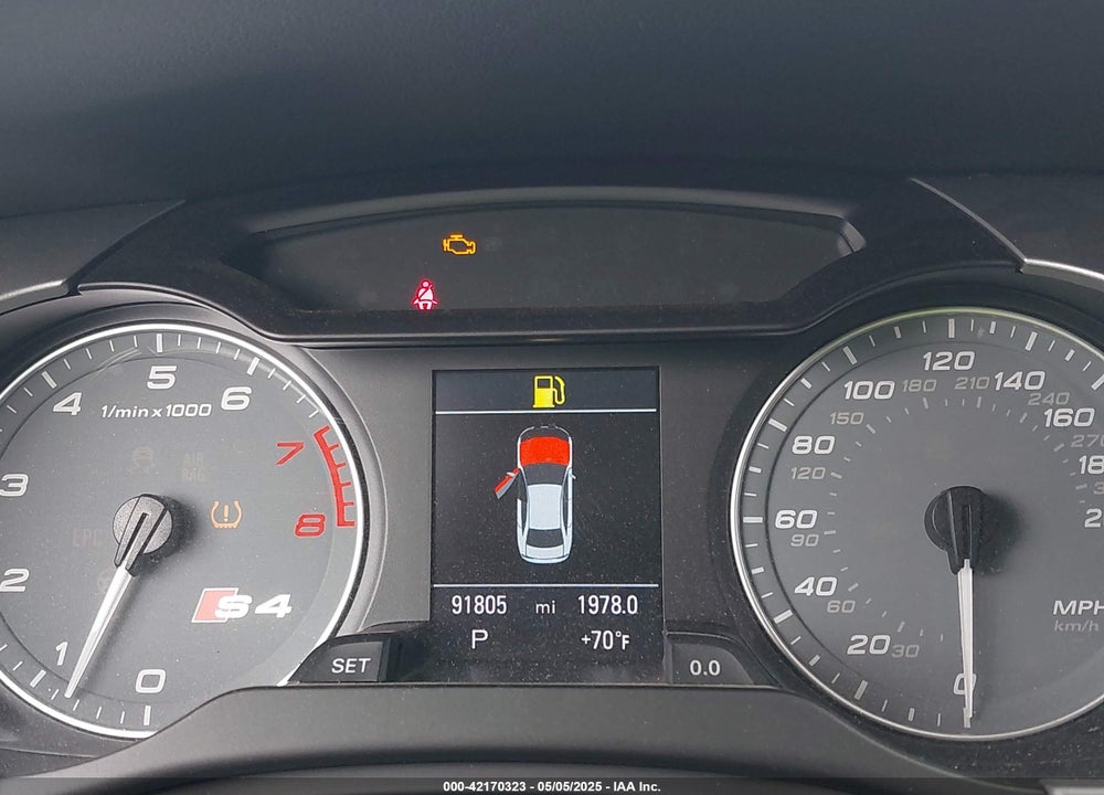 2011 AUDI S4 3.0 PREMIUM PLUS VIN: WAUKGAFLXBA001517