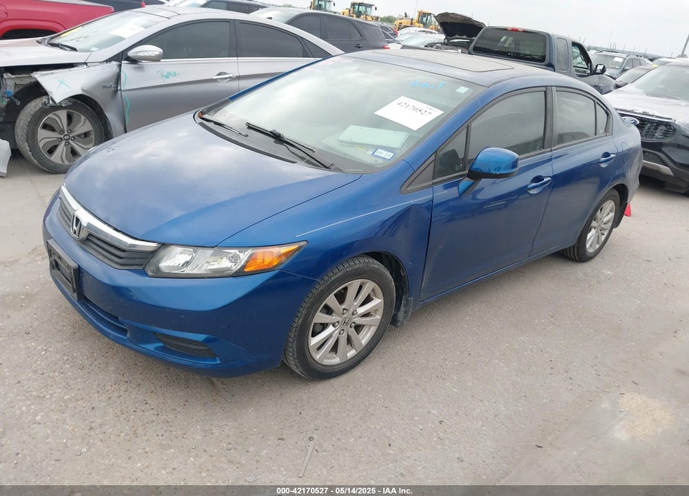 2012 HONDA CIVIC VIN: 2HGFB2F87CH512515