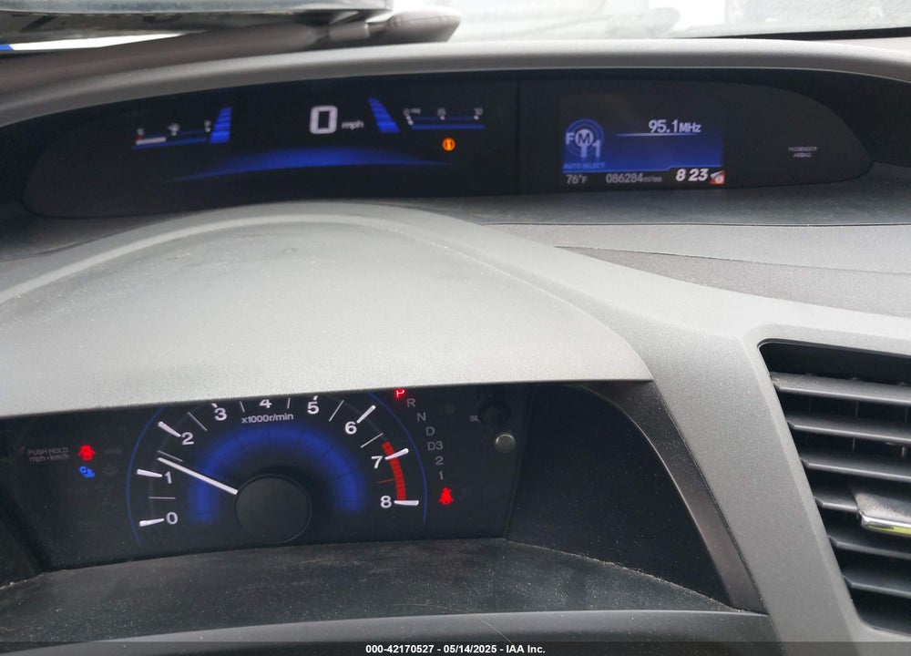 2012 HONDA CIVIC VIN: 2HGFB2F87CH512515