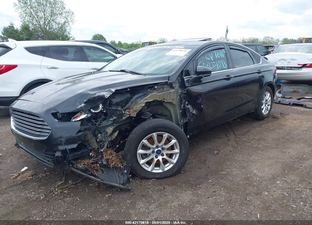 2015 FORD FUSION S VIN: 3FA6P0G77FR262976