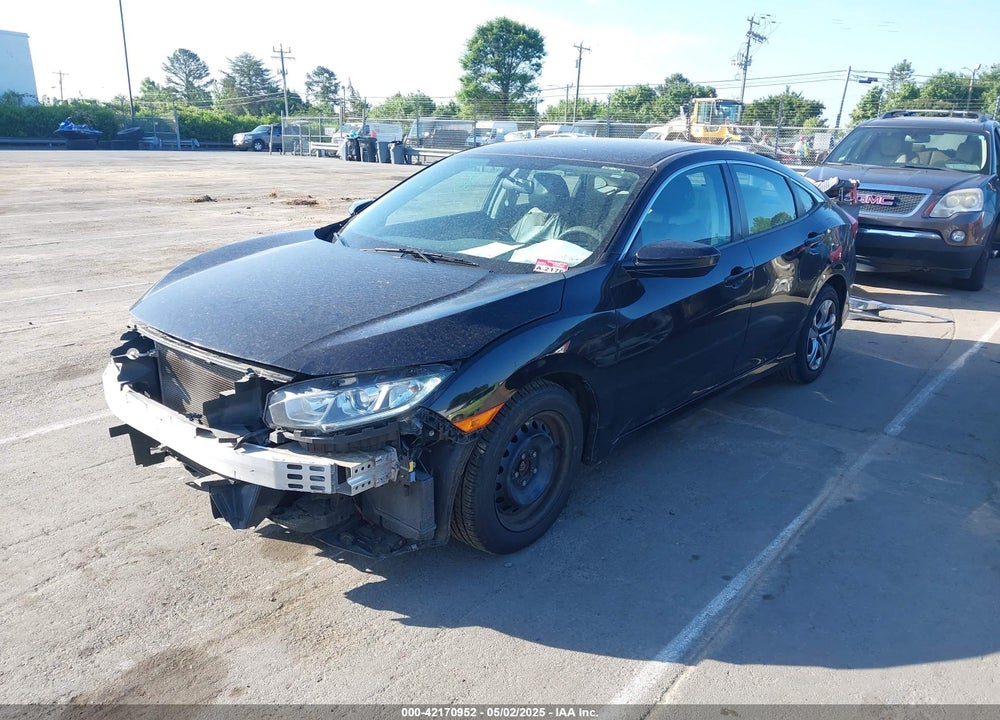 2018 HONDA CIVIC LX VIN: 19XFC2F57JE013384