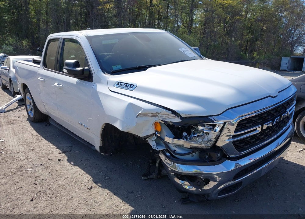 2022 RAM 1500 BIG HORN 4X4 6'4 BOX VIN: 1C6SRFBT1NN349629
