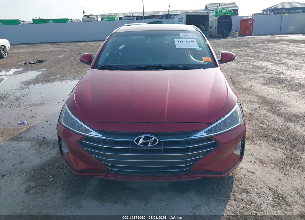 2019 HYUNDAI ELANTRA SEL VIN: KMHD84LF0KU888631