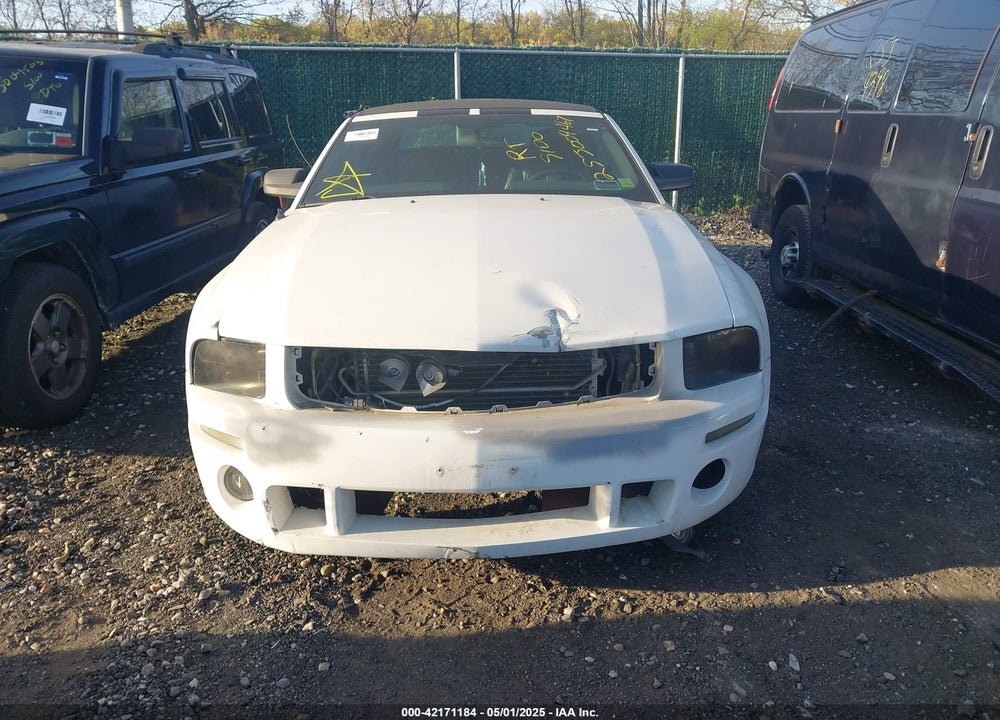 2006 FORD MUSTANG V6 VIN: 1ZVFT84N265189815