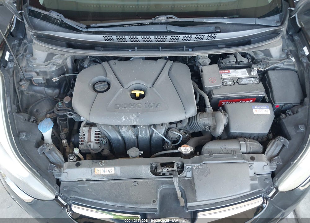 2016 HYUNDAI ELANTRA VIN: KMHDH4AEXGU487699