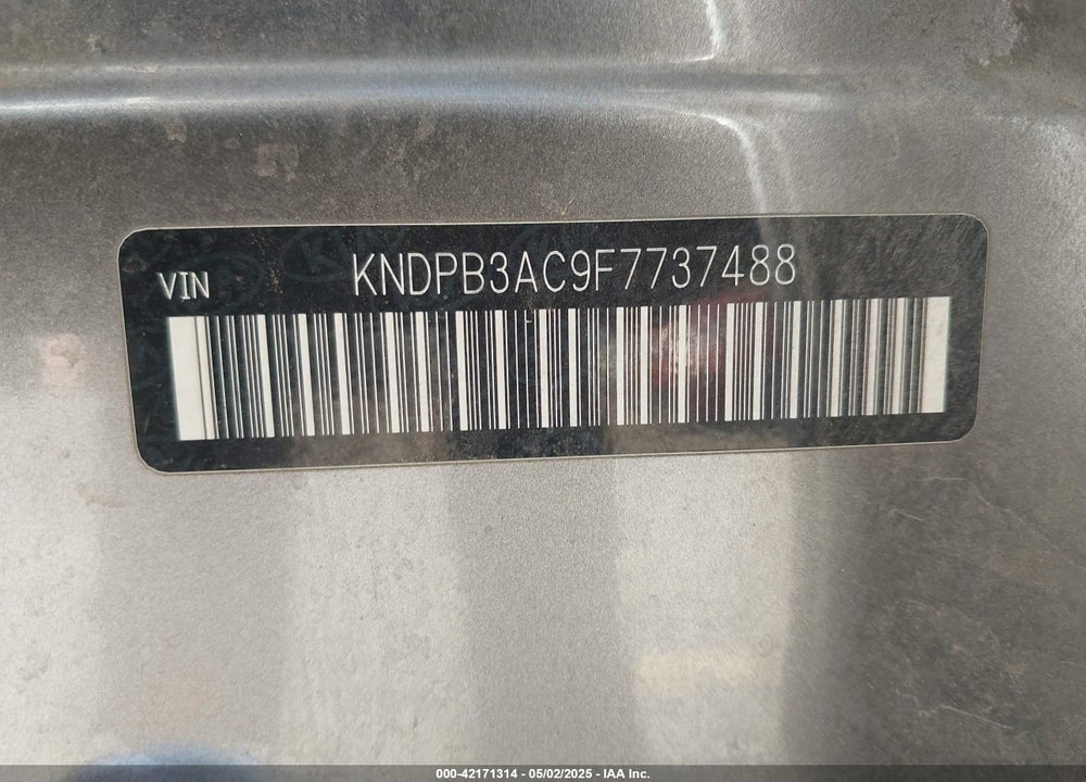 2015 KIA SPORTAGE LX VIN: KNDPB3AC9F7737488