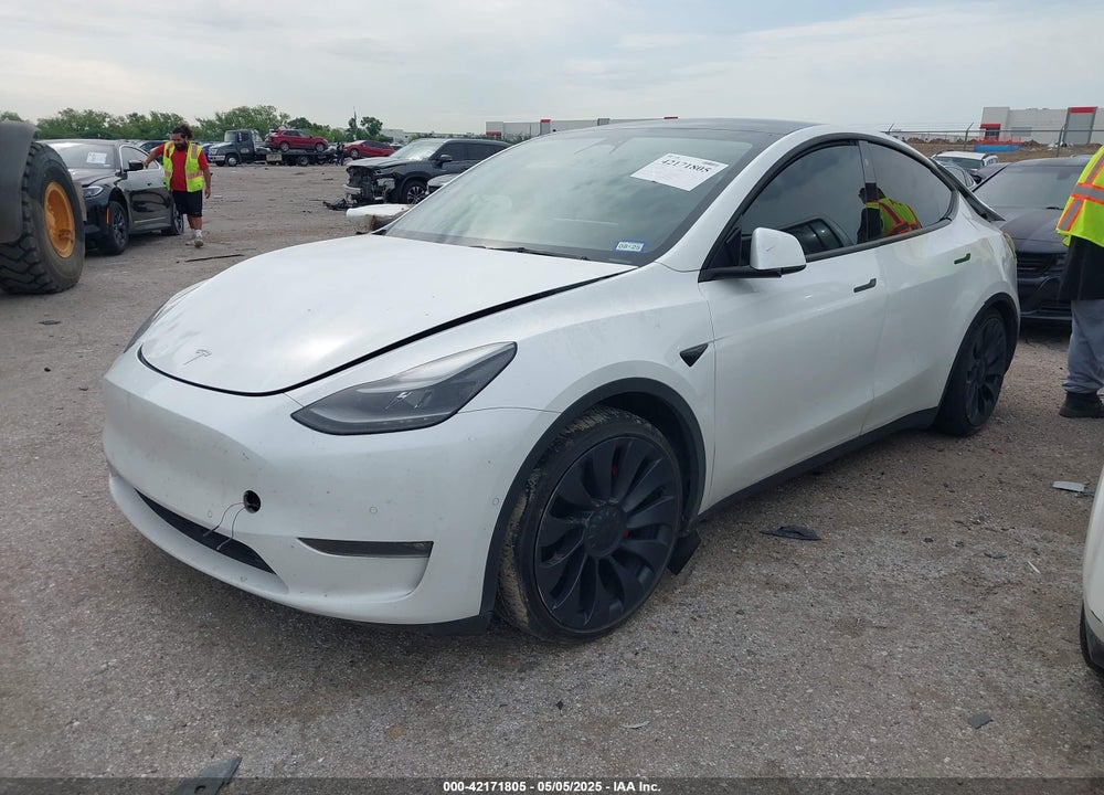 2021 TESLA MODEL Y VIN: 5YJYGDEF4MF250206