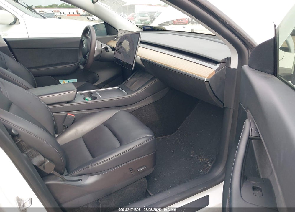 2021 TESLA MODEL Y VIN: 5YJYGDEF4MF250206