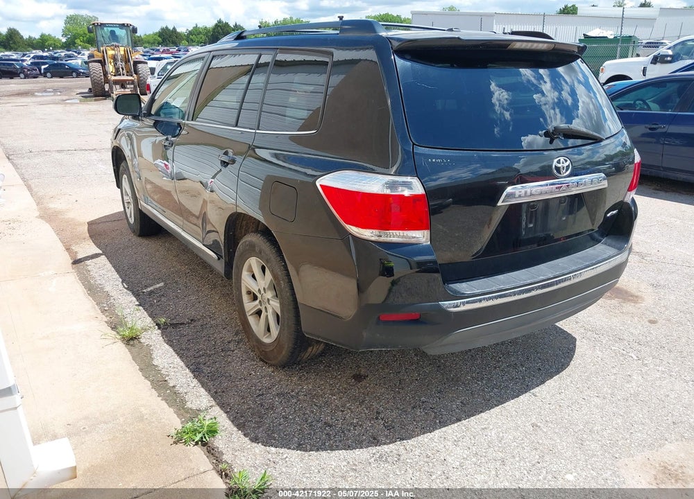 2012 TOYOTA HIGHLANDER SE VIN: 5TDBK3EH5CS164932