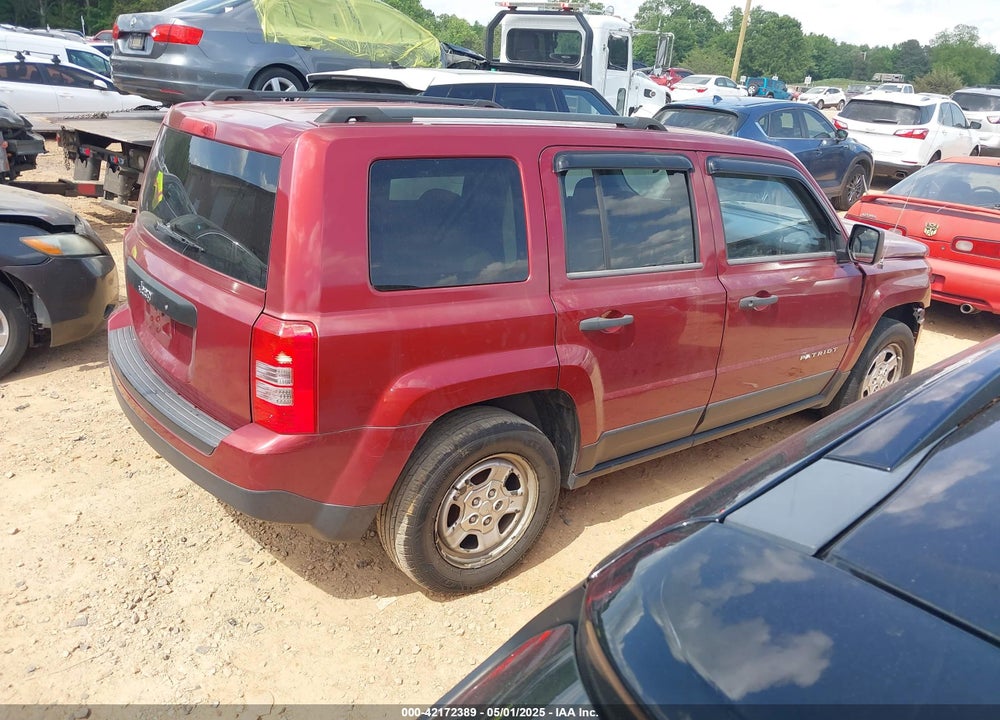 2014 JEEP PATRIOT SPORT VIN: 1C4NJPBA0ED512696