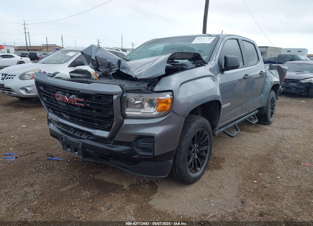 2022 GMC CANYON 2WD SHORT BOX ELEVATION STANDARD VIN: 1GTG5BEN0N1229201