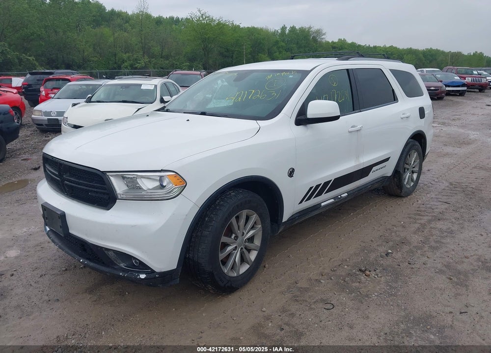 2017 DODGE DURANGO SXT RWD VIN: 1C4RDHAG4HC737038