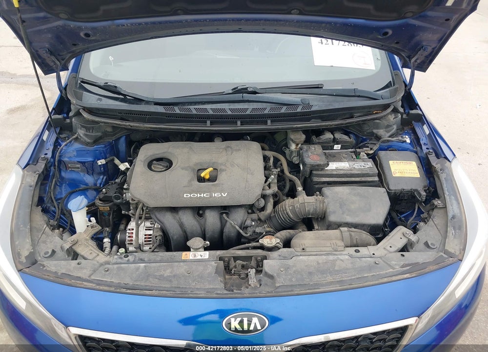 2017 KIA FORTE VIN: 3KPFL4A74HE043389