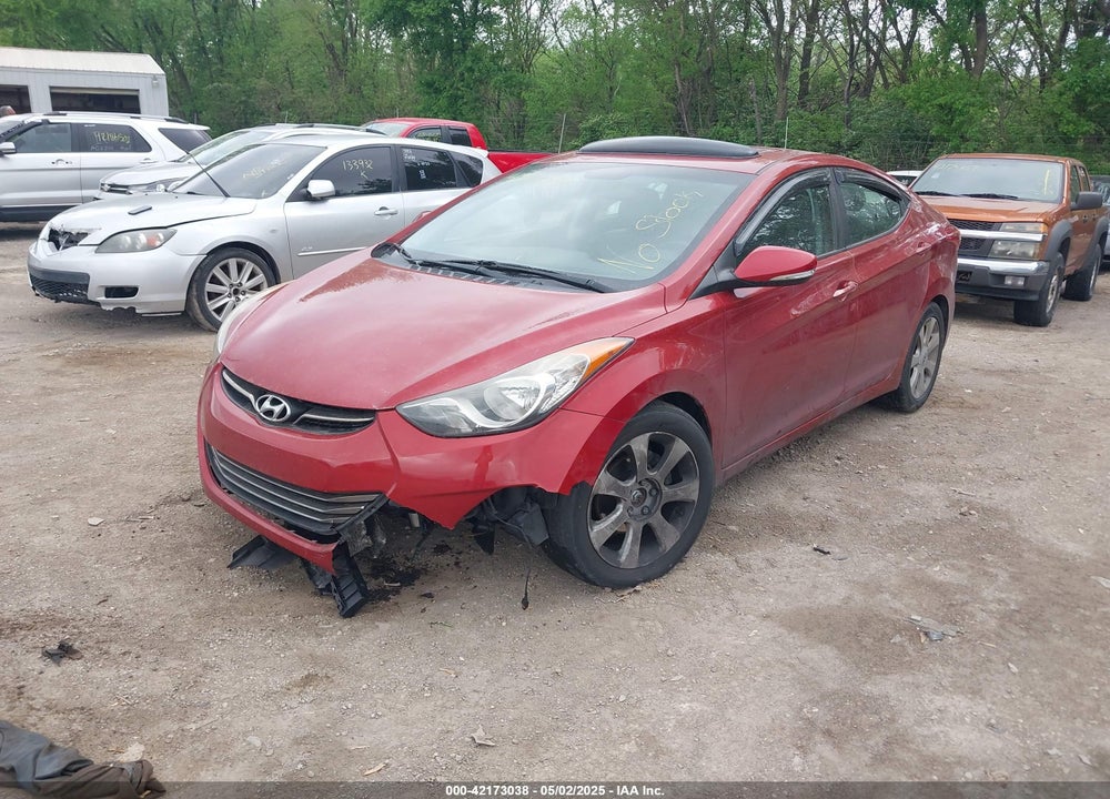 2012 HYUNDAI ELANTRA VIN: KMHDH4AE7CU318637