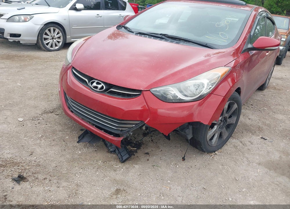 2012 HYUNDAI ELANTRA VIN: KMHDH4AE7CU318637
