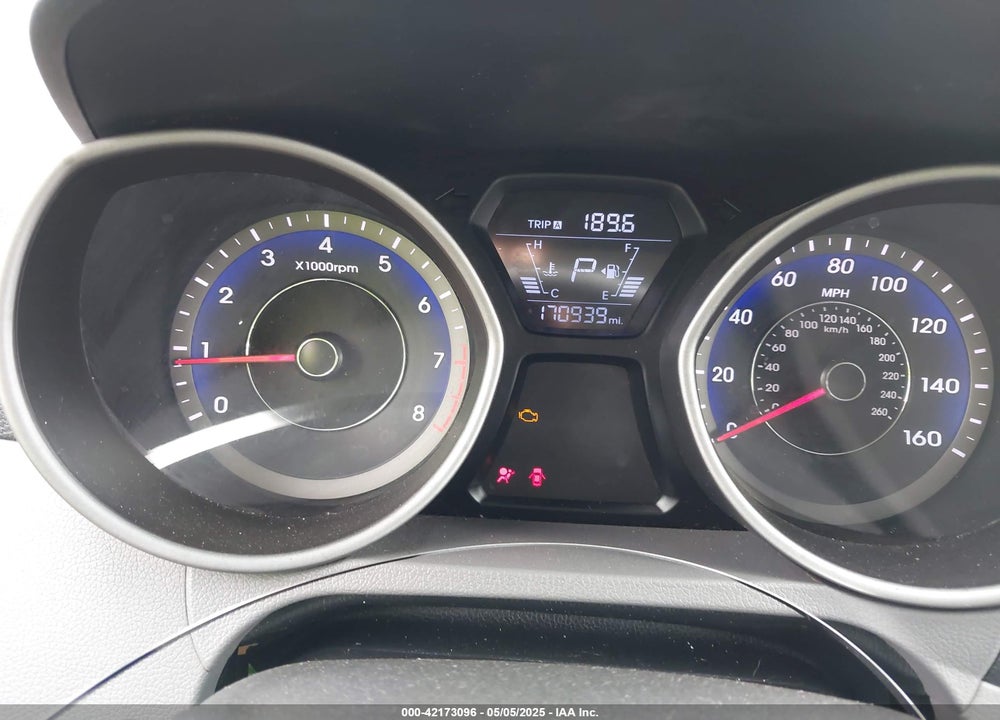 2014 HYUNDAI ELANTRA VIN: KMHDH6AHXEU027574