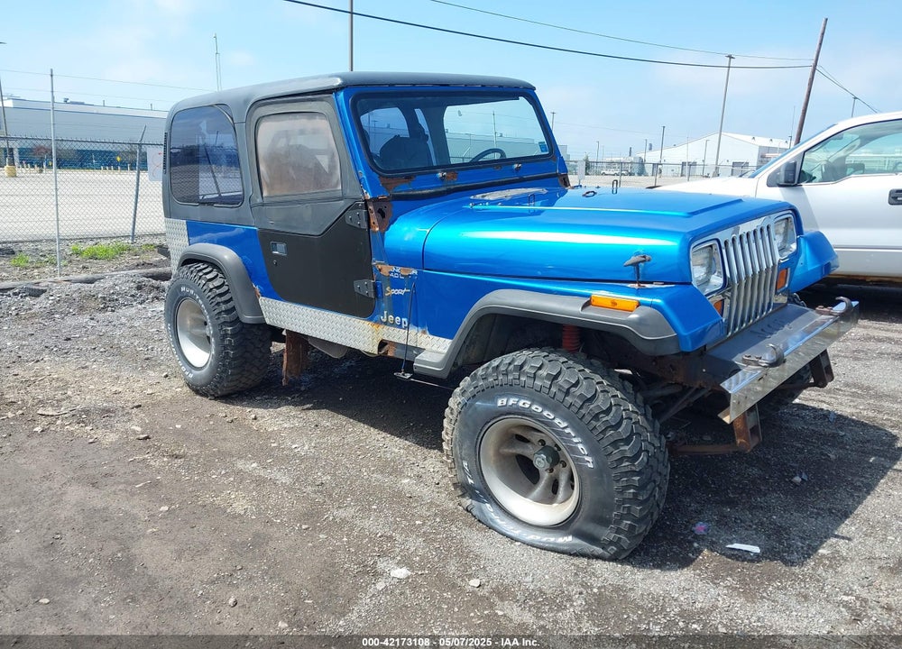 1992 JEEP WRANGLER / YJ VIN: 2J4FY29S1NJ528929