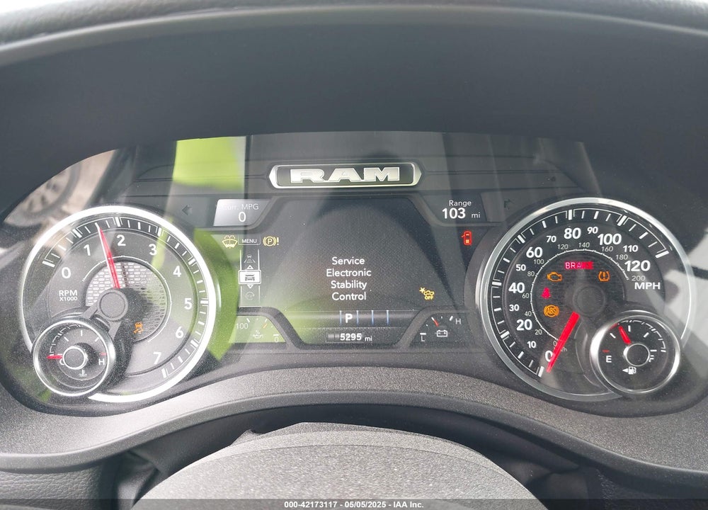 2025 RAM 1500 LONE STAR 4X4 5'7 BOX VIN: 1C6SRFFP3SN504982