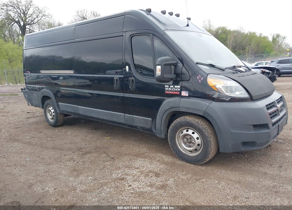 2017 RAM PROMASTER 3500 CARGO VAN HIGH ROOF 159 WB EXT VIN: 3C6URVJG4HE524830