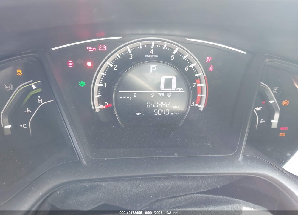2017 HONDA CIVIC VIN: 2HGFC2F5XHH515211