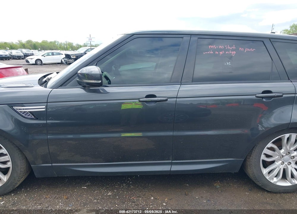 2016 LAND ROVER RANGE ROVER SPORT 3.0L V6 TURBOCHARGED DIESEL HSE TD6 VIN: SALWR2KF1GA639286