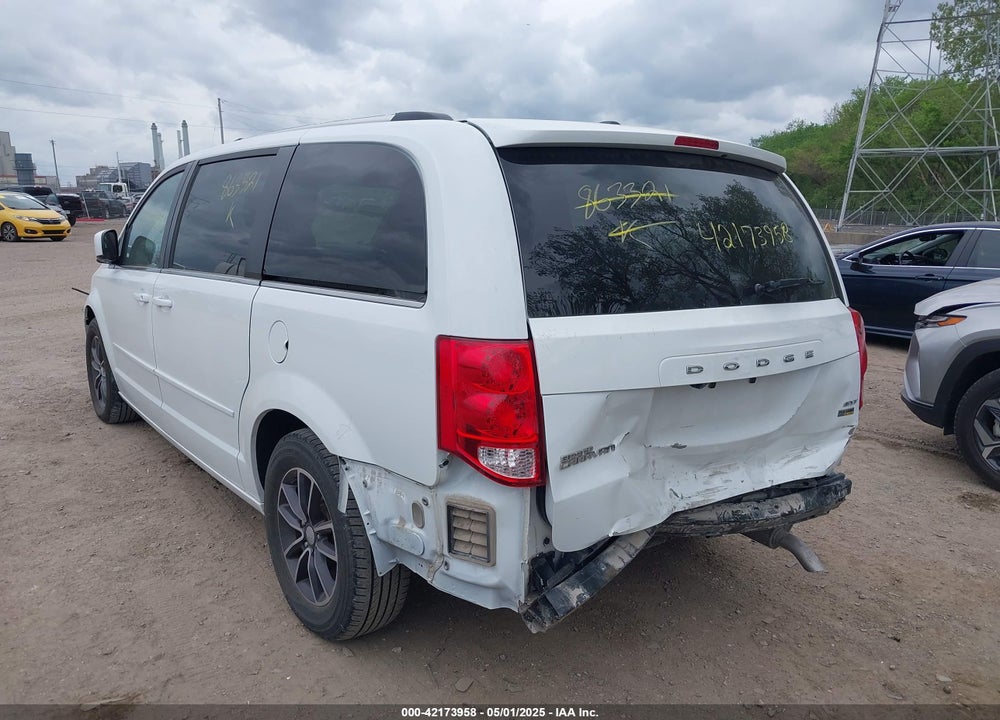 2017 DODGE GRAND CARAVAN SXT VIN: 2C4RDGCG6HR863321