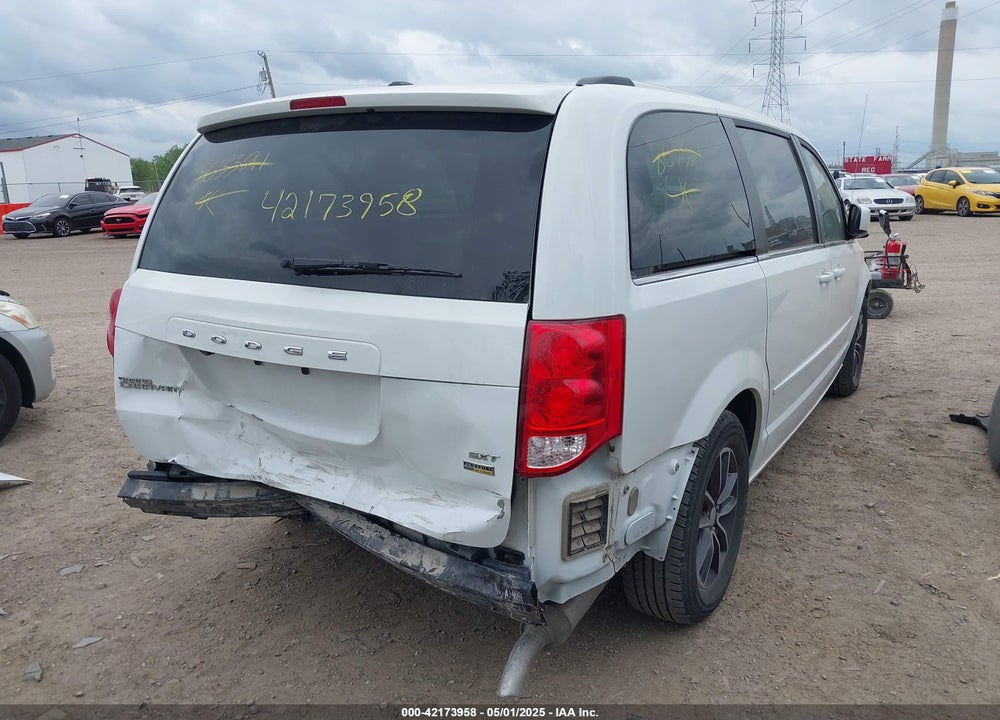 2017 DODGE GRAND CARAVAN SXT VIN: 2C4RDGCG6HR863321