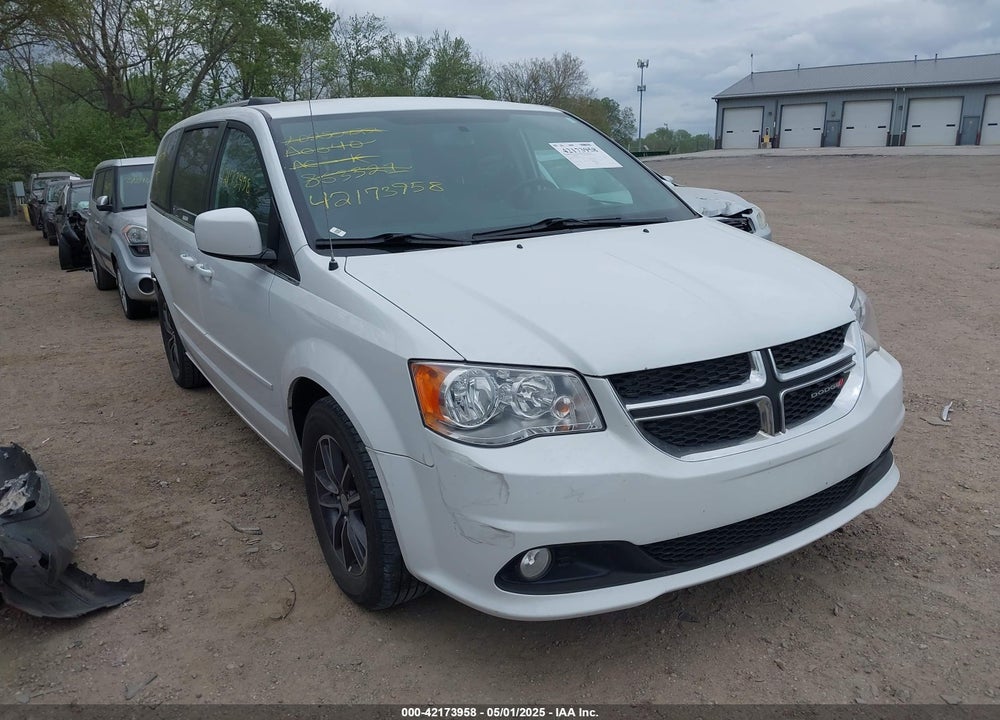 2017 DODGE GRAND CARAVAN SXT VIN: 2C4RDGCG6HR863321