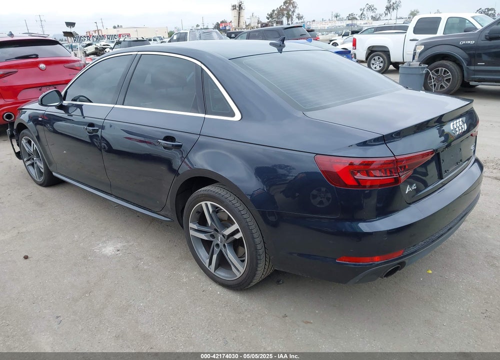 2018 AUDI A4 2.0T TECH ULTRA PREMIUM/2.0T ULTRA PREMIUM VIN: WAULMAF41JN011396