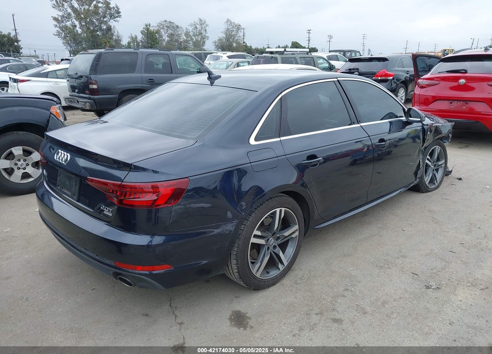 2018 AUDI A4 2.0T TECH ULTRA PREMIUM/2.0T ULTRA PREMIUM VIN: WAULMAF41JN011396