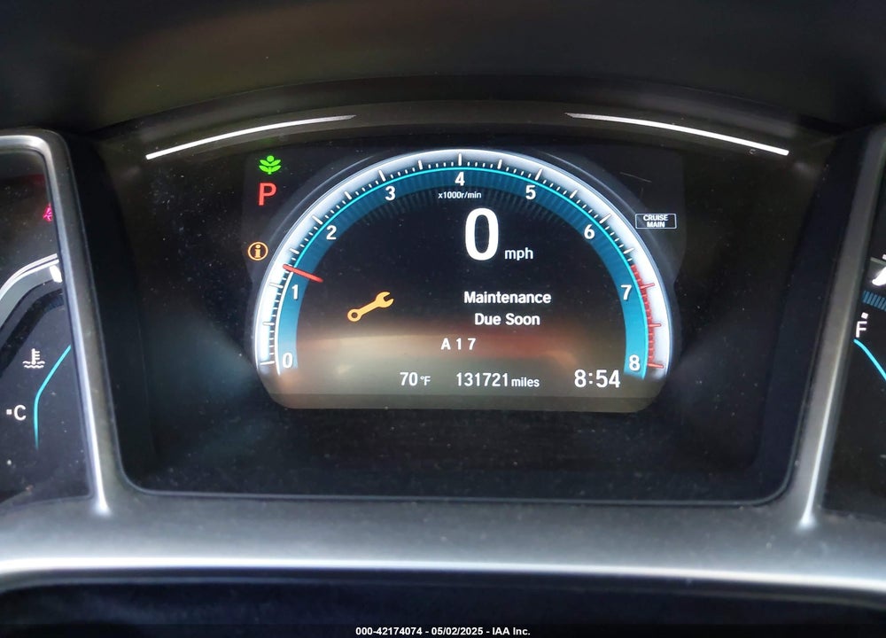 2016 HONDA CIVIC EX VIN: 19XFC2F72GE004134