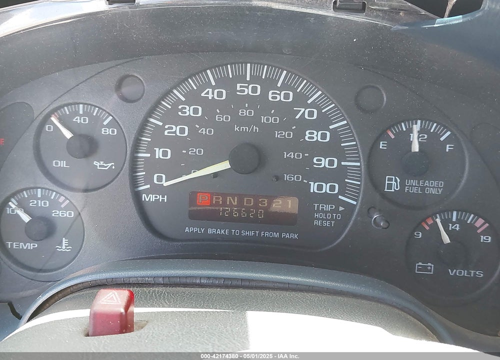 1999 CHEVROLET ASTRO VIN: 1GNDM19W3XB174444