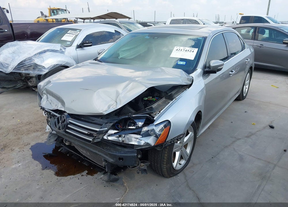 2013 VOLKSWAGEN PASSAT VIN: 1VWBP7A30DC144719