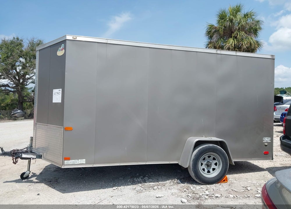 2018 COVERED WAGON 12\' ENCLOSED TRAILER VIN: 53FBE1213JF043574