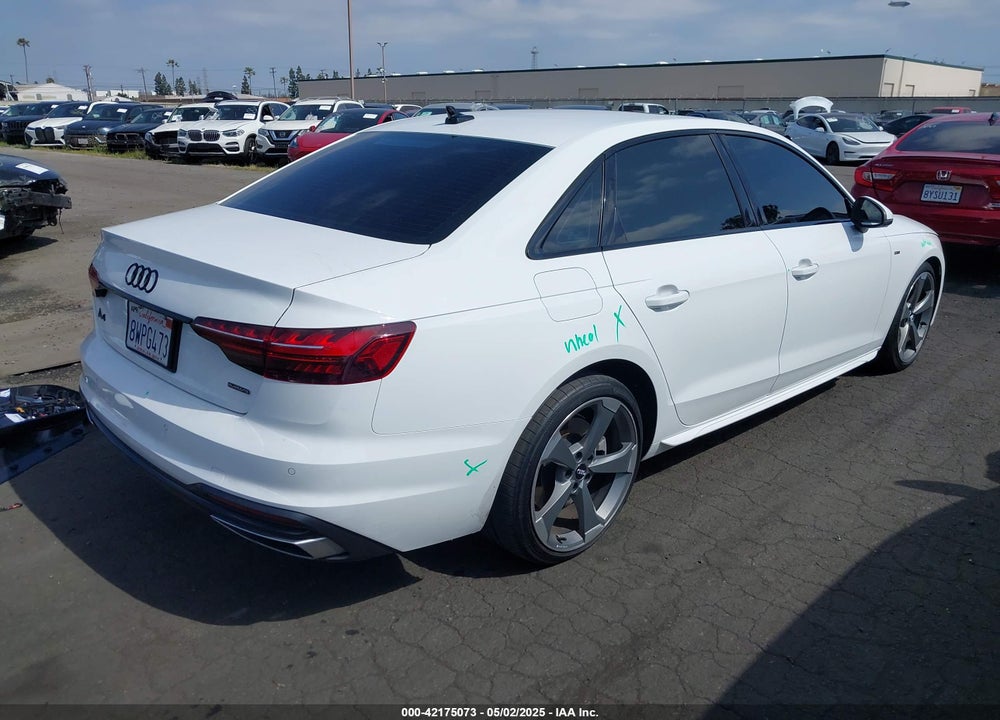 2021 AUDI A4 VIN: WAUEAAF41MN004969