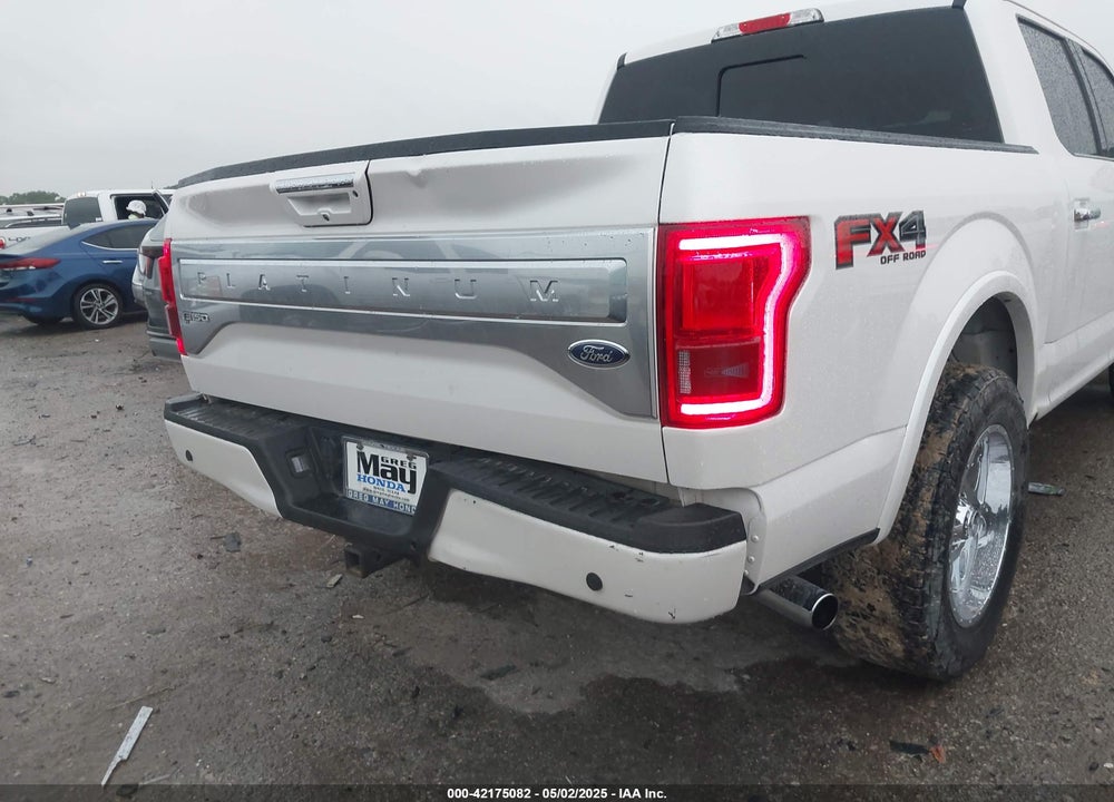 2017 FORD F-150 PLATINUM VIN: 1FTEW1EG9HFC88982