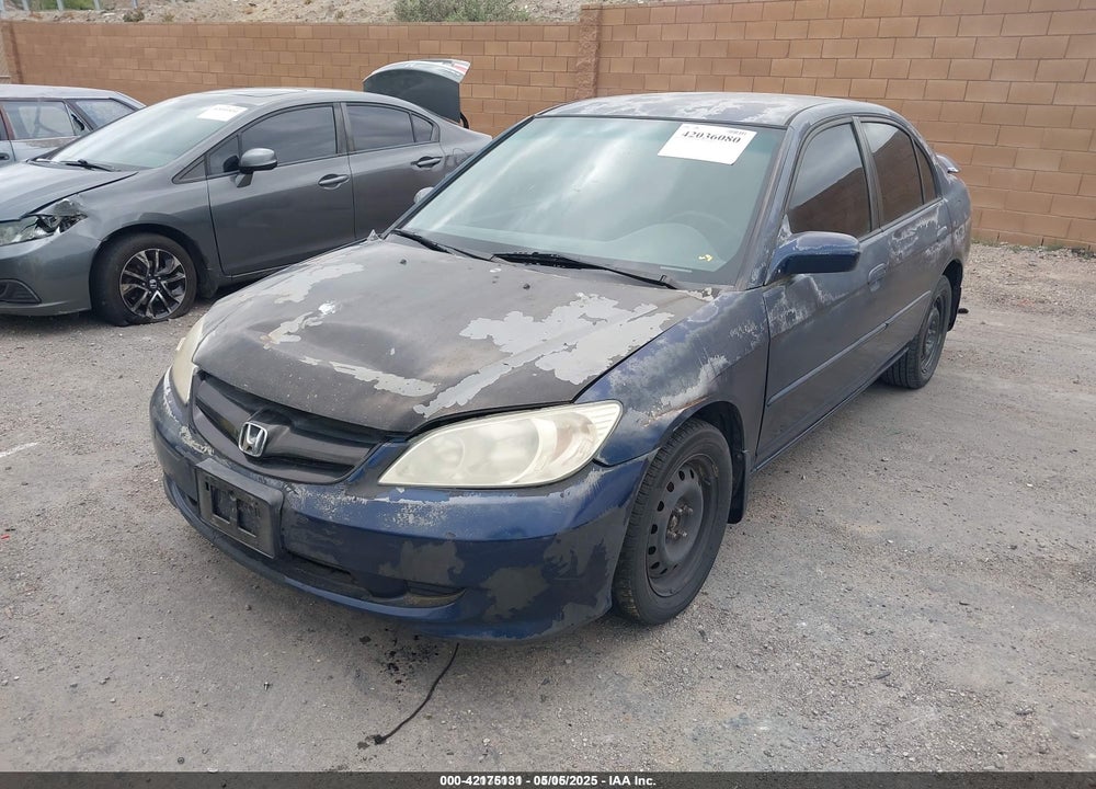 2005 HONDA CIVIC LX VIN: 2HGES16535H542948