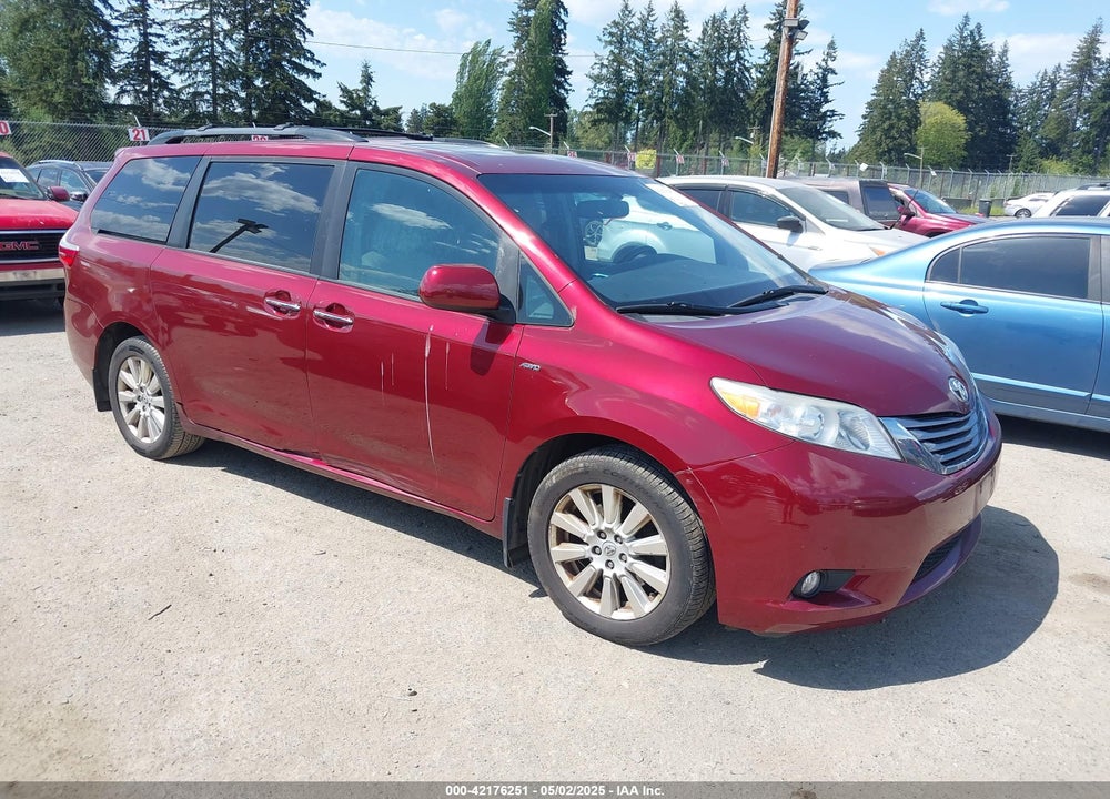 2017 TOYOTA SIENNA XLE 7 PASSENGER VIN: 5TDDZ3DC8HS174064