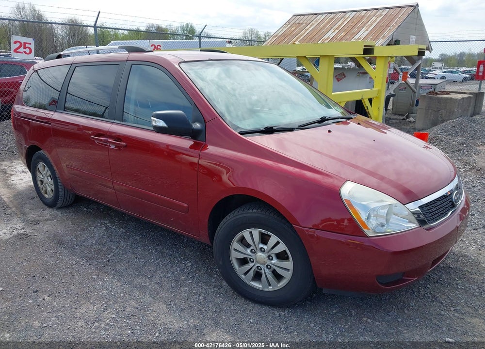 2012 KIA SEDONA LX VIN: KNDMG4C71C6493153