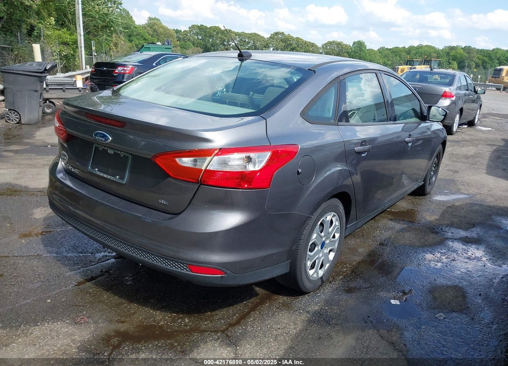 2012 FORD FOCUS SE VIN: 1FAHP3F22CL125941