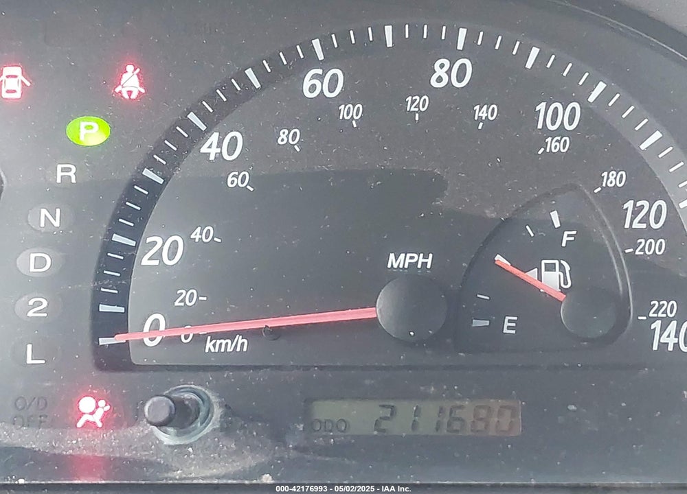 2002 TOYOTA CAMRY VIN: 4T1BE30K62U039132