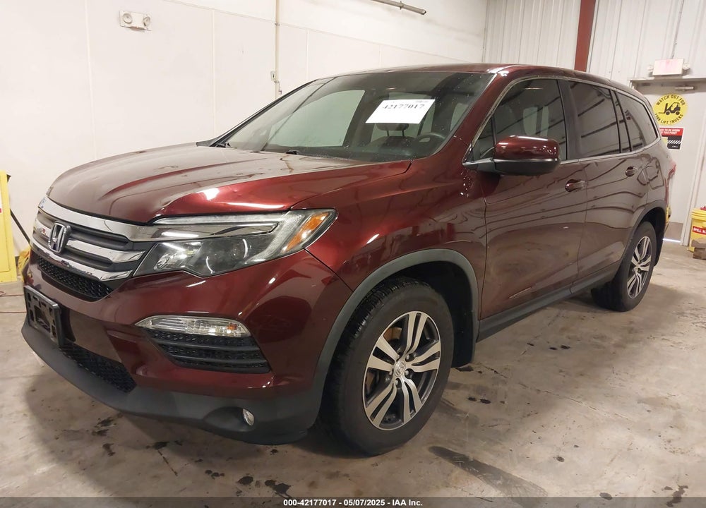 2017 HONDA PILOT EX VIN: 5FNYF6H36HB037537
