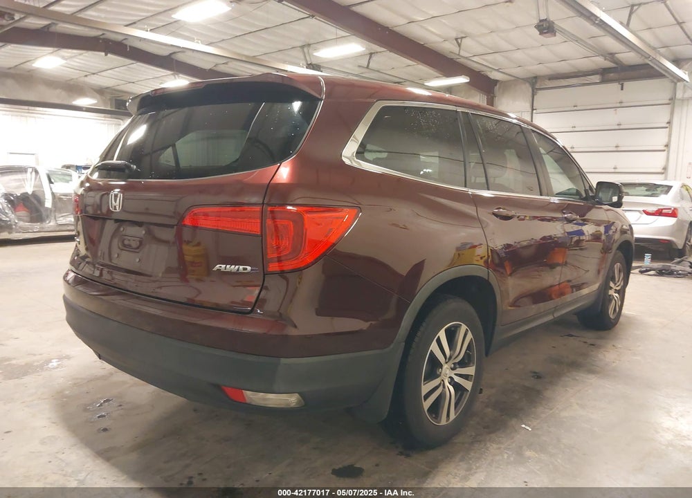 2017 HONDA PILOT EX VIN: 5FNYF6H36HB037537