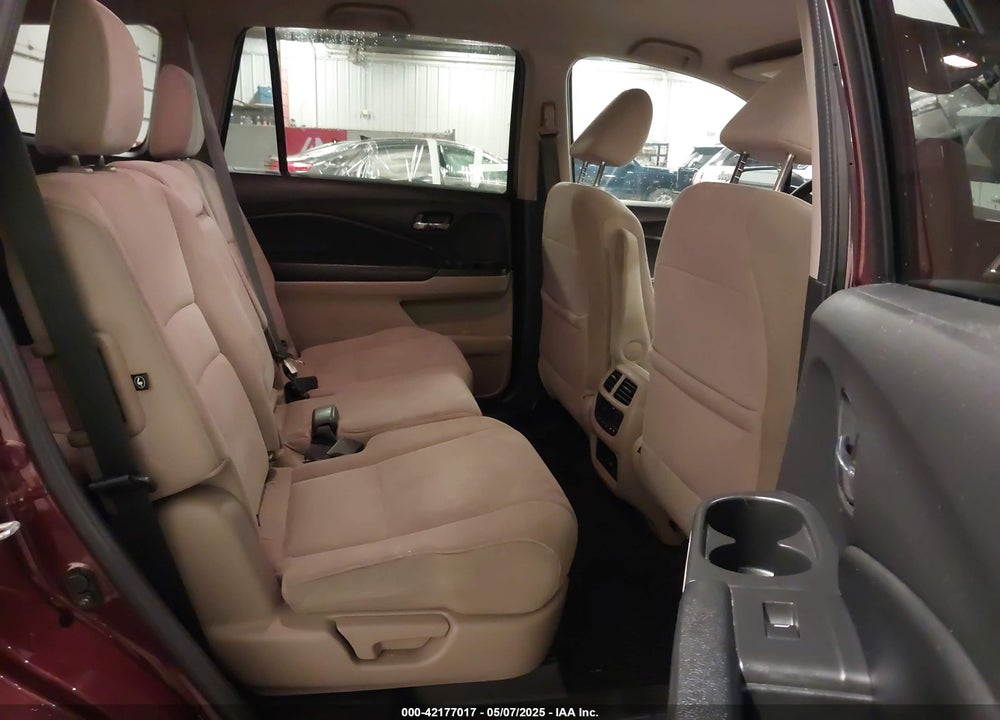 2017 HONDA PILOT EX VIN: 5FNYF6H36HB037537