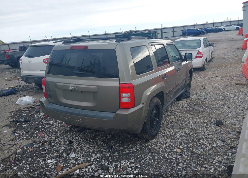 2008 JEEP PATRIOT VIN: 1J8FF28WX8D681472