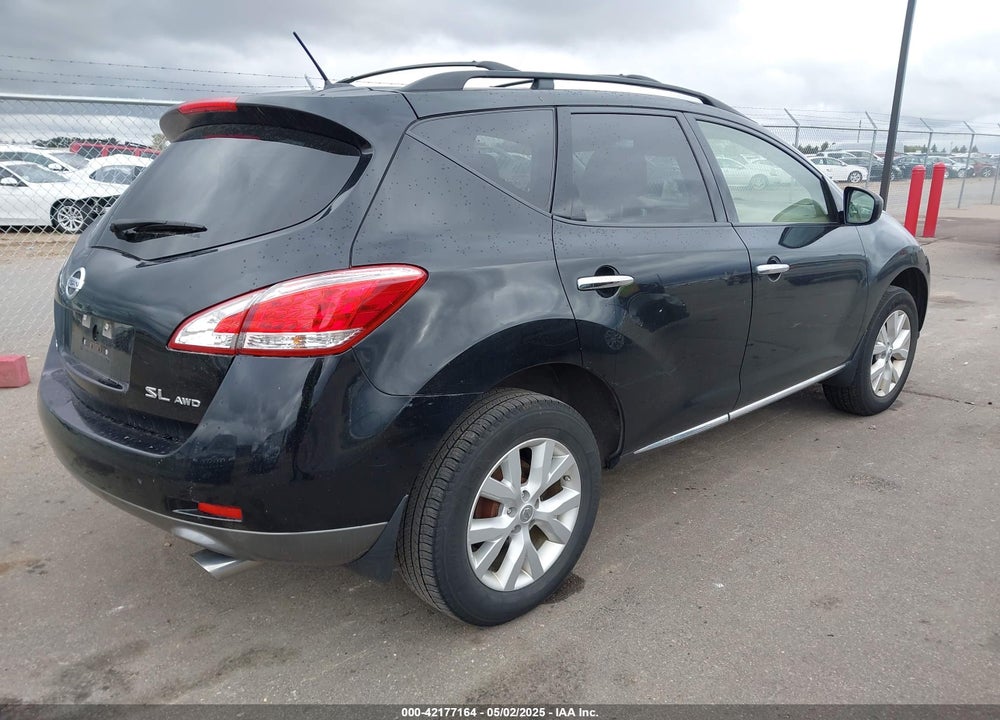 2013 NISSAN MURANO SL VIN: JN8AZ1MW2DW317445