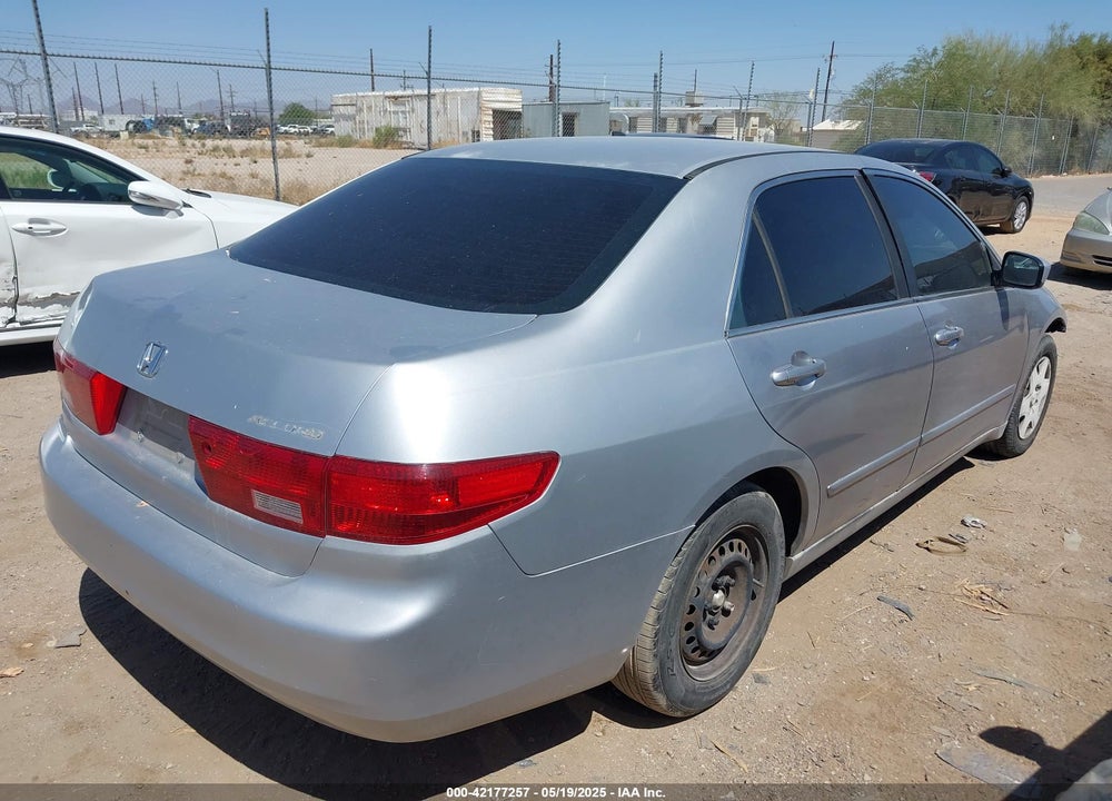 2005 HONDA ACCORD 2.4 LX VIN: 1HGCM56485A141863