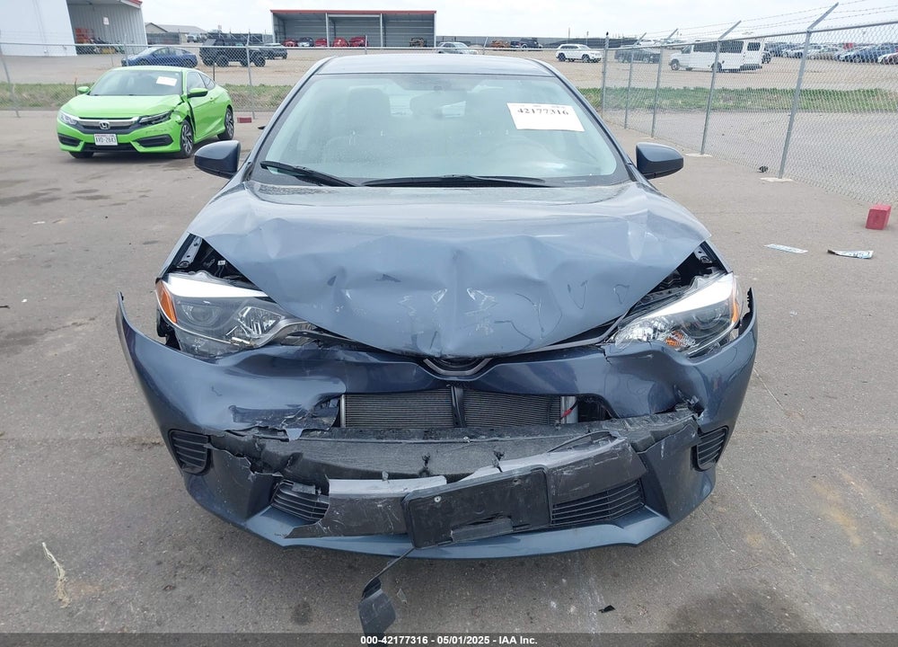 2016 TOYOTA COROLLA LE VIN: 2T1BURHE4GC719365